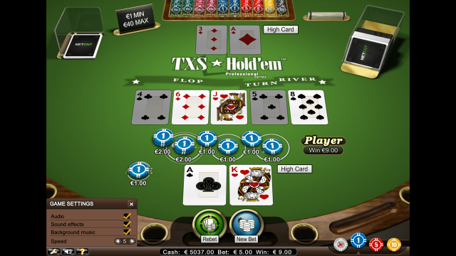 Бонусная игра TXS Hold'em Pro Series 10